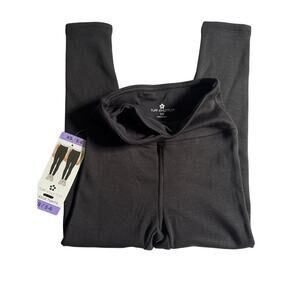 NWT Tuff Athletics high rise hidden pocket inside waistband 5/6 tights